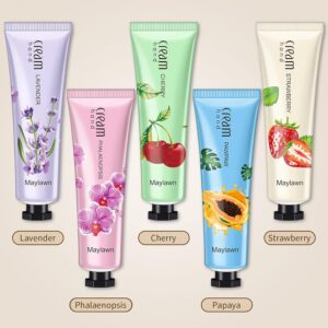 Maylawn Hand Cream, 5 x 30ml, Hand Cream Gift Sets, Pack of 5, Vegan Friendly and Cruelty Free, Perfect for Birthday Mothers day Gifts idea For Her/Him